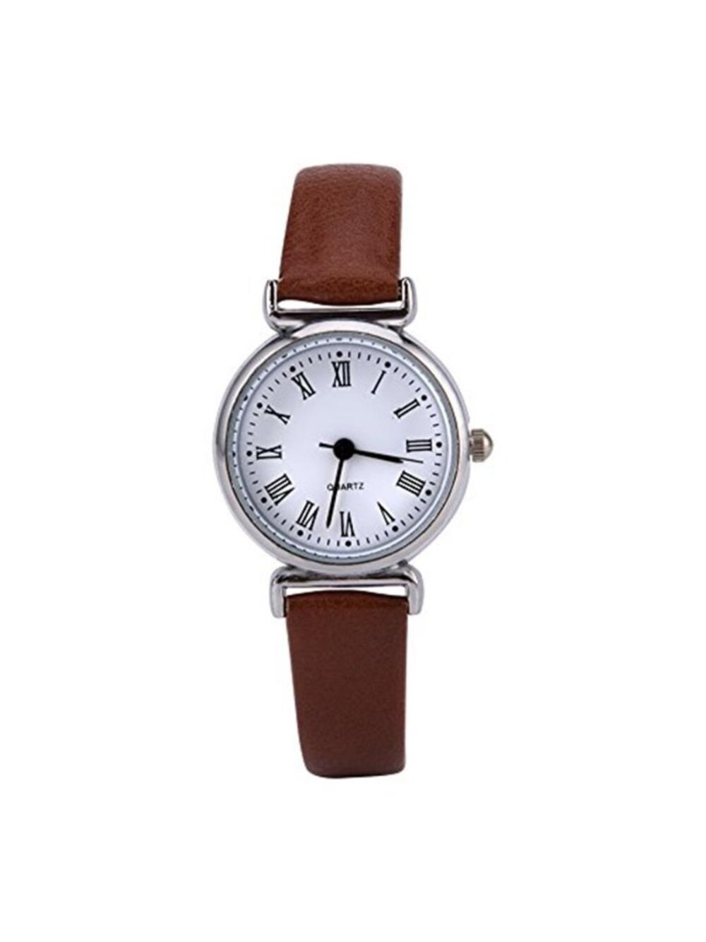 Exquisite Small Simple Fashion Women Dress Watch Retro Leather Mini Wristwatch